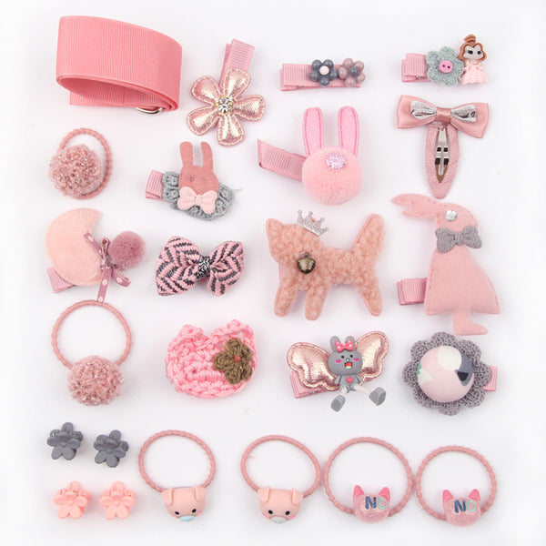 Cartoon Cute Princess Hair Accessories Set - Shoperky