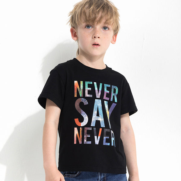 Children's letter print T-shirt - Shoperky