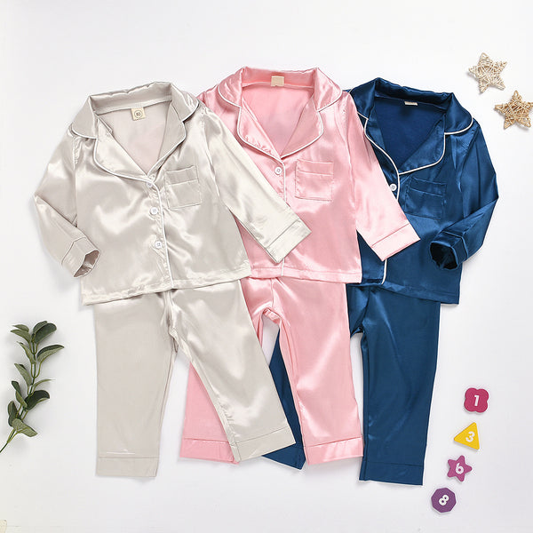 Pure Color Children's Bathrobe - Shoperky