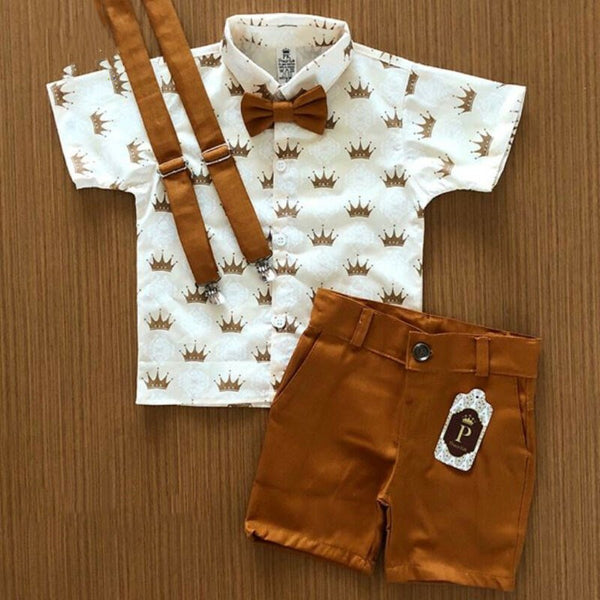 Summer Boy T-shirt & Shorts Kids Set - Shoperky