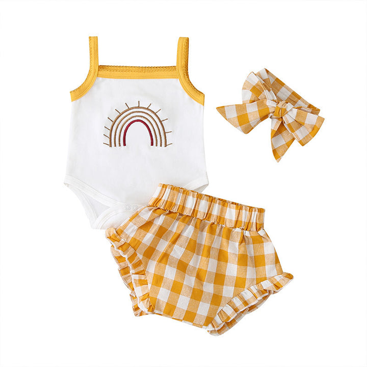 Baby Girl Three-Piece Outfit - Shoperky