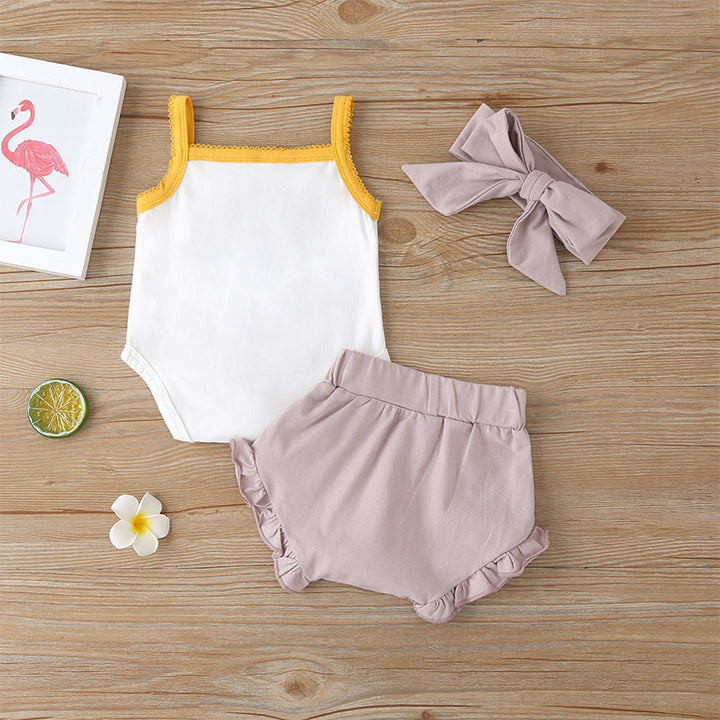Baby Girl Three-Piece Outfit - Shoperky