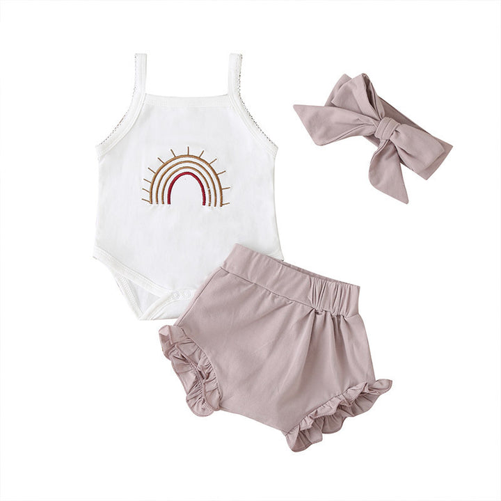 Baby Girl Three-Piece Outfit - Shoperky