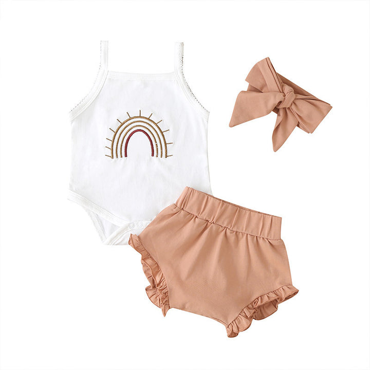 Baby Girl Three-Piece Outfit - Shoperky