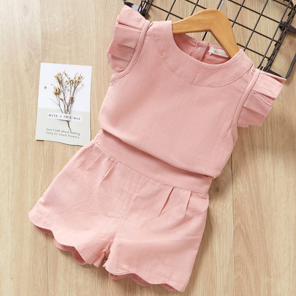 Kids Girls’ T-Shirt & Shorts Set - Shoperky