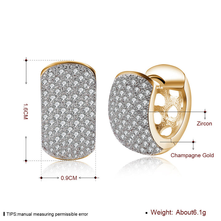 Zirconia Earring Vintage Jewelry - Shoperky