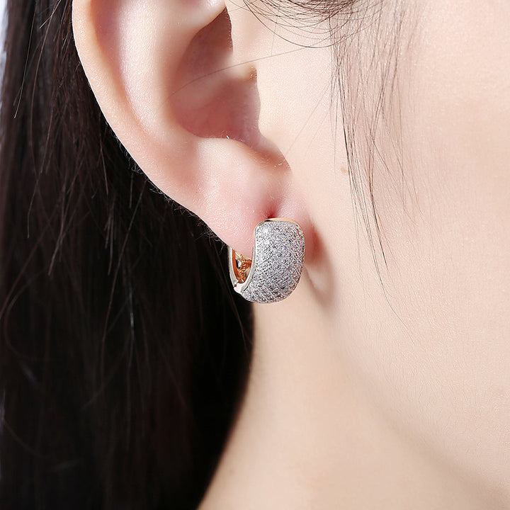 Zirconia Earring Vintage Jewelry - Shoperky