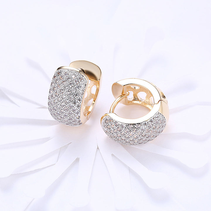 Zirconia Earring Vintage Jewelry - Shoperky