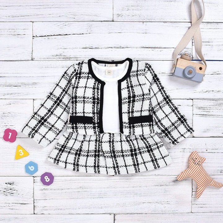 Long-Sleeved Dress Two-Piece Set - Shoperky