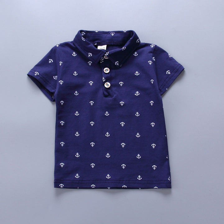 Anchor Printed Boy Suit - Shoperky