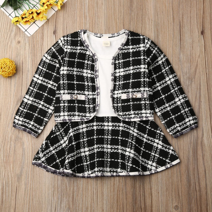 Long-Sleeved Dress Two-Piece Set - Shoperky