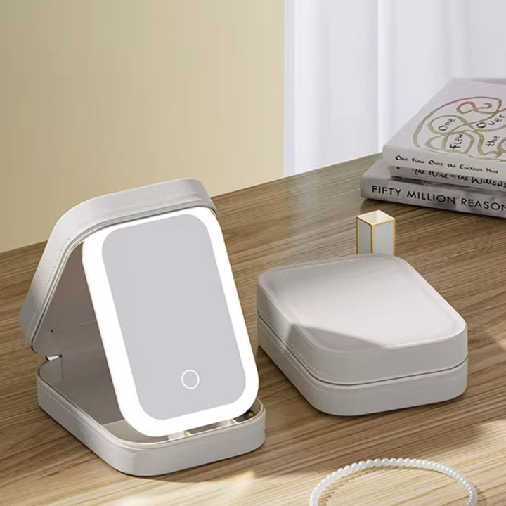 LED Makeup Bag With Mirror - Shoperky