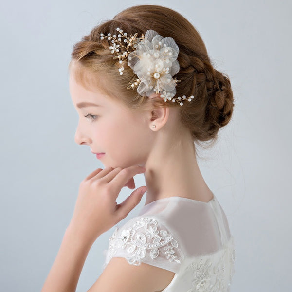 Children's Dress Flower Hair Accessories Headband For Girls - Shoperky