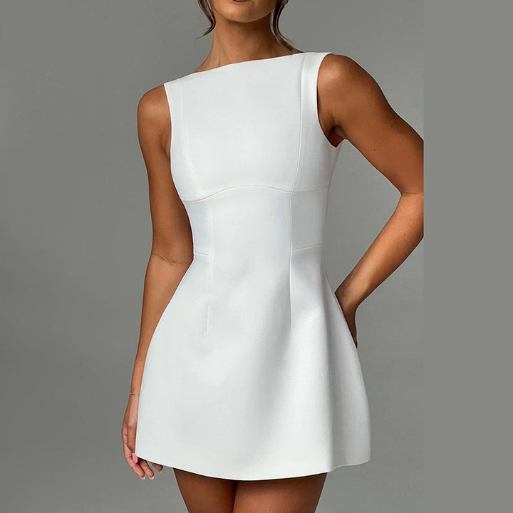 Sexy Slim-Fit Backless Mini Dress - Shoperky