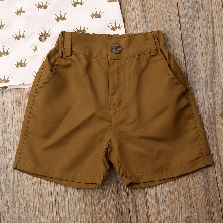 Summer Boy T-shirt & Shorts Kids Set - Shoperky