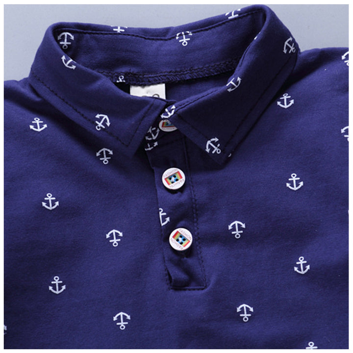Anchor Printed Boy Suit - Shoperky