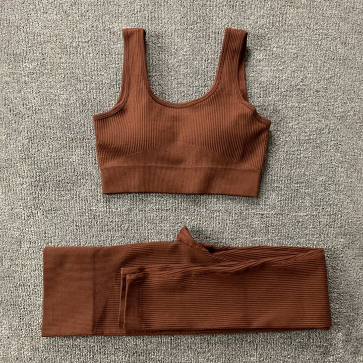 2-Piece Seamless Yoga Set - Shoperky