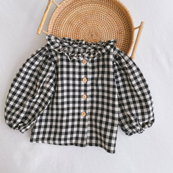Baby Girl Pleated Romper - Shoperky