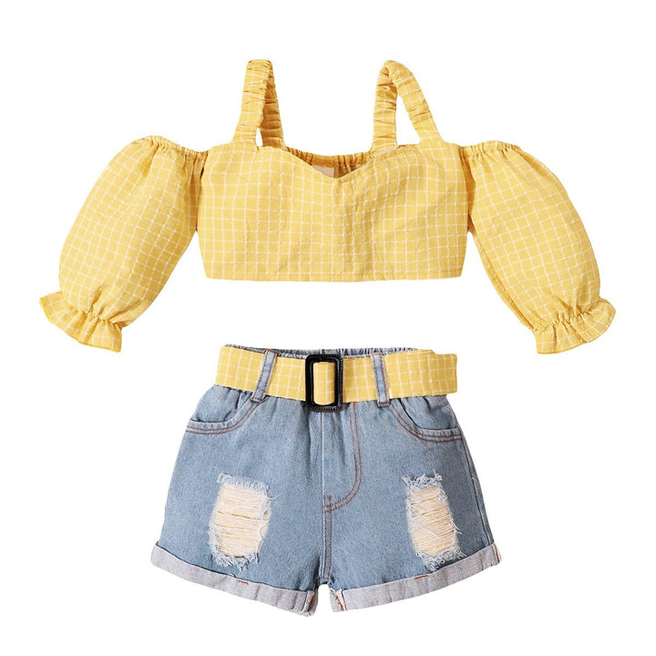 Elastic Sleeveless Dress for Girls - Shoperky